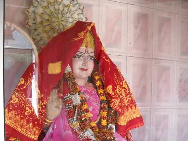 Divine Figure Saraswati: Hindu Goddess Representing Wisdom and Creative Skills