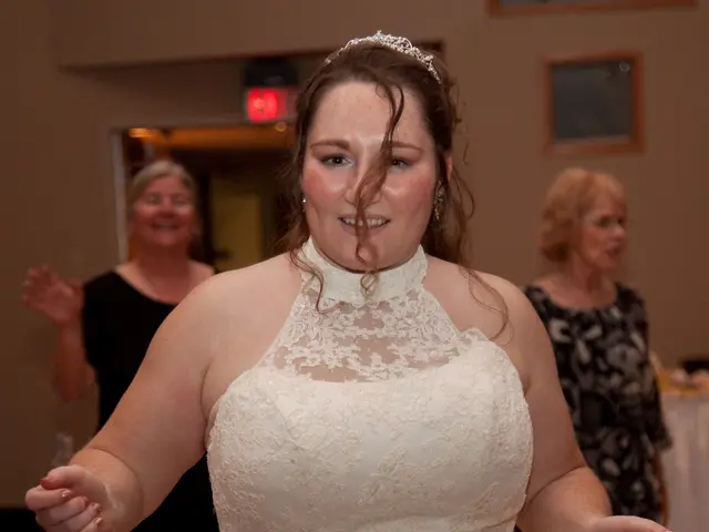In this picture we can see three women were two women are standing on the floor and smiling, crown,...